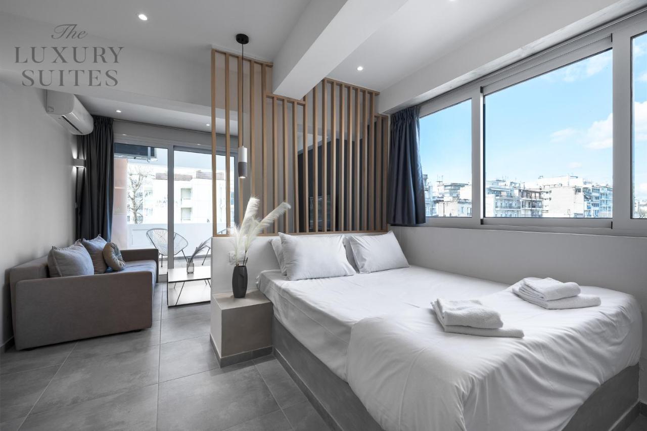 Horizon Apartments, The Luxury Suites Thessaloniki Exterior foto